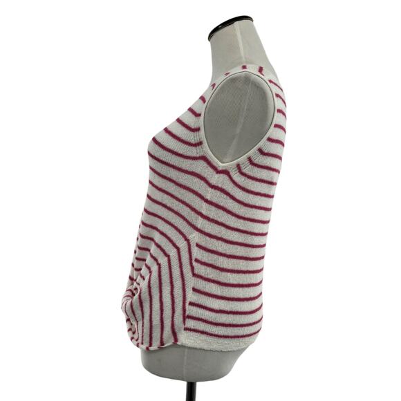Splendid Striped Twist Hem Sleeveless Sweater Tank Top - Picture 6 of 11